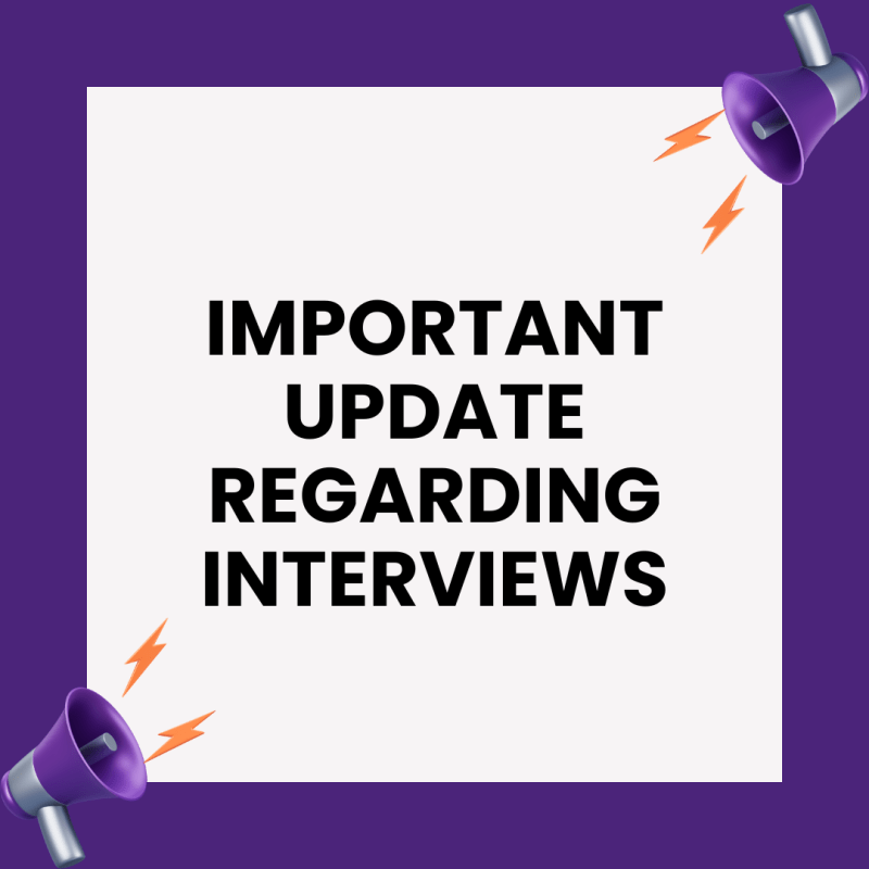 Interviews update
